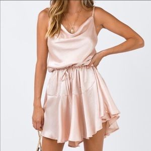 NWT  Princess Polly  Lia Mini Dress in Champagne